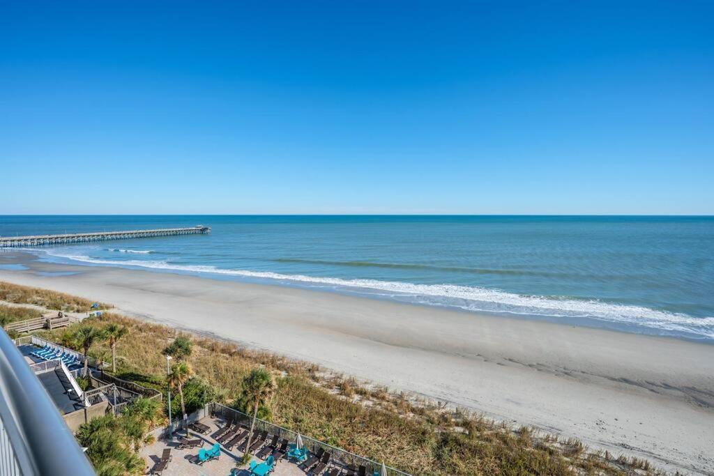 فيلا 7Th Floor! Modern Building, Direct Oceanfront View شاطئ ميرتل المظهر الخارجي الصورة