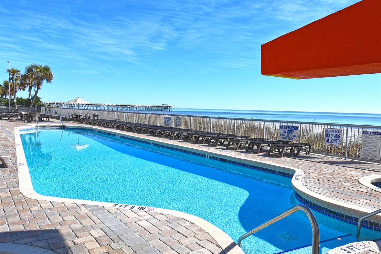 فيلا 7Th Floor! Modern Building, Direct Oceanfront View شاطئ ميرتل المظهر الخارجي الصورة